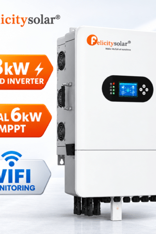 8kw felicity low voltage hybrid inverter IVGM8KLIGI-Dual MPPT on/off -grid wifi monitoring