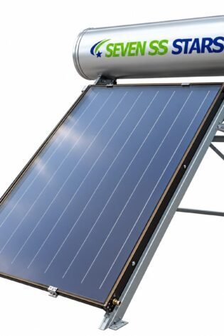 200L Stainless Steel Flat Plate Seven SS Stars Solar Water Heater