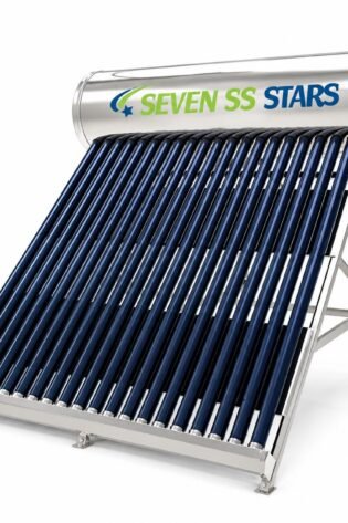 350L Stainless Steel Seven SS Stars Pressurized Solar Water Heater